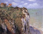 The Cliff at Dieppe, Claude Monet